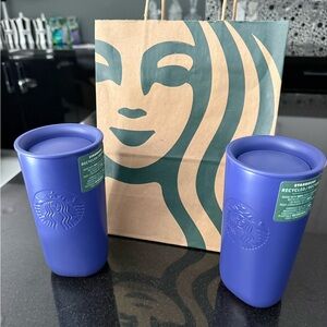 Starbucks Recycled Steel Travel Tumbler in Deep Blue